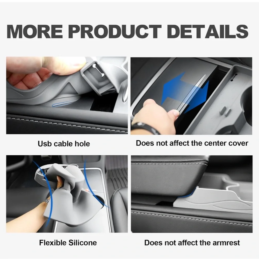 Tesla Model Y Model 3 Upgrade Cup Holder Insert